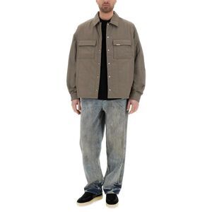 REPRESENT Men's Utility Snap Button Shirt Jacket Men GREEN Shirts